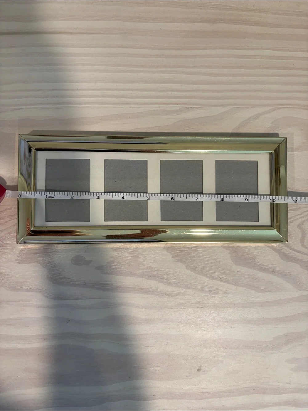 VTG Brass Multi-Opening Photo Frame - 4-Opening Frame 1.75